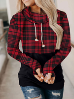 Cargar imagen en el visor de la galería, 2020 new printed stitching hooded sweatshirt
