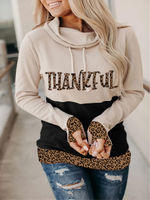 Cargar imagen en el visor de la galería, 2020 new printed stitching hooded sweatshirt
