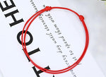 Cargar imagen en el visor de la galería, 2pcs Adjustable Good Luck Red Wax Rope Bracelet
