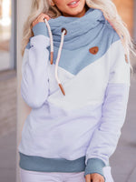 Cargar imagen en el visor de la galería, Casual Long Sleeve Patchwork Sweatshirt
