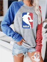 Cargar imagen en el visor de la galería, Basketball Love Colorblock Sweatshirt
