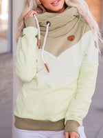 Cargar imagen en el visor de la galería, Casual Long Sleeve Patchwork Sweatshirt
