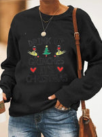 Cargar imagen en el visor de la galería, 2020 Christmas letter printed sweatshirt
