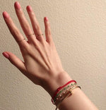 Cargar imagen en el visor de la galería, 2pcs Adjustable Good Luck Red Wax Rope Bracelet
