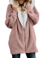 Cargar imagen en el visor de la galería, Autumn and winter lamb wool zipper warm jacket
