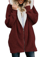Cargar imagen en el visor de la galería, Autumn and winter lamb wool zipper warm jacket
